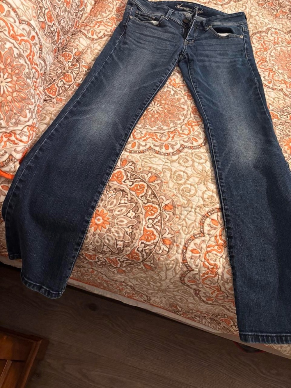 American Eagle Outfitters Women’s Dark Blue Bootcut Jeans